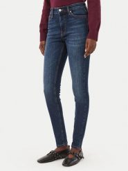 Tommy Jeans Jeansy Nora DW0DW23192 Granatowy Skinny Fit. Niebieskie jeansy Tommy Jeans, bez wzorów. Za 409.99 zł.