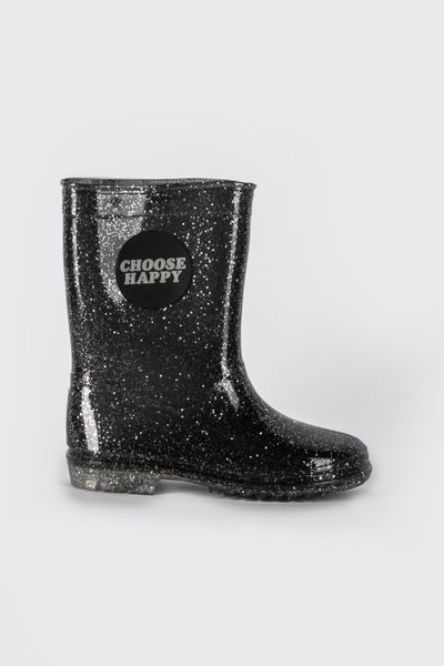 Kalosze brokatowe. Kalosze COCCODRILLO, bez wzorów. W wyprzedaży za 19.90 zł.