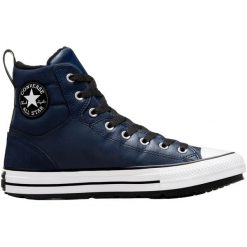 Trampki Converse Chuck Tas Berkshire Boot, Kobiety. Niebieskie obuwie sportowe Converse, ze skóry ekologicznej, bez zapięcia. Za 490.00 zł.
