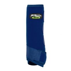 Zamknięte przednie getry dla koni Pro-Tech Airflow. Niebieskie legginsy sportowe PRO-TECH, m, bez wzorów, do jazdy konnej. Za 333.25 zł.