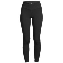 Legginsy treningowe damskie Casall Overlap High Waist. Czarne legginsy Casall, m, bez wzorów, z podwyższonym stanem, na fitness i siłownię. Za 399.99 zł.