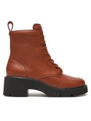Camper Botki Milah K400577-011 Czerwony. Czerwone botki Camper, bez wzorów, ze skóry, bez obcasa, na płaskiej podeszwie, bez zapięcia. Za 859.99 zł.