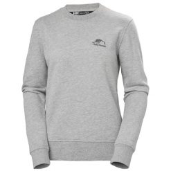 Bluza damska Helly Hansen Nord Graphic. Szare bluzy Helly Hansen, bez wzorów, bez kaptura. Za 319.00 zł.