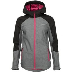 Damska kurtka softshell Glemo Ladana, membrana Aqua Pro 5000 mm, L, szary/czarny. Czerwone kurtki sportowe GLENMUIR, l, bez wzorów, z poliesteru, bez kaptura, trekkingowe. Za 261.99 zł.