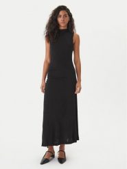 BOSS Sukienka wieczorowa Eylai 50557369 Czarny Slim Fit. Czarne sukienki Boss, xl, bez wzorów, z wiskozy, wizytowe, bez kołnierzyka, bez ramiączek. Za 959.99 zł.