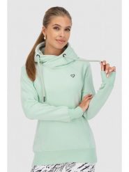 Alife and kickin Bluza "Sarah" w kolorze miętowym rozmiar: XS. Zielone bluzy Alife and Kickin, xs, bez wzorów, z bawełny, z kapturem. Za 138.45 zł.