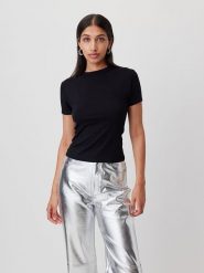 LeGer Koszulka "Doreen" w kolorze czarnym rozmiar: 34. Czarne bluzki LeGer, bez wzorów, bez kołnierzyka, bez ramiączek. Za 56.99 zł.