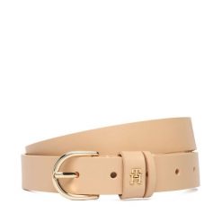 Pasek Damski Tommy Hilfiger. Brązowe paski TOMMY HILFIGER, bez wzorów. Za 209.99 zł.