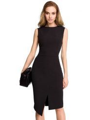 Stylove Sukienka w kolorze czarnym rozmiar: M. Czarne sukienki Stylove, m, bez wzorów, bez kołnierzyka, bez ramiączek, midi. Za 136.45 zł.