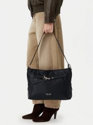 Nine West Torebka CEO-PURE ELEGANCE-KY173 Czarny. Czarne torebki klasyczne Nine West, bez wzorów, ze skóry, bez dodatków. Za 259.99 zł.