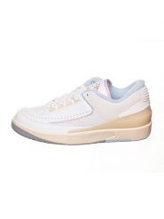 Nike Skórzane sneakersy "Jordan 2 Retro Low" ze wzorem rozmiar: 40,5. Trampki Nike, bez wzorów, z materiału, bez zapięcia. Za 503.95 zł.