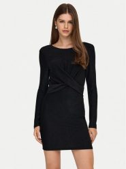 ONLY Sukienka koktajlowa Rich 15360278 Czarny Regular Fit. Czarne sukienki Only, s, bez wzorów, z syntetyku, wizytowe, bez kołnierzyka, bez ramiączek. Za 129.99 zł.