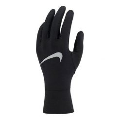 Rękawice Accelerate DriFIT. Czarne rękawiczki Nike, bez wzorów, sportowe. Za 317.99 zł.