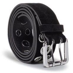 ACCCESSORIES ACCCSSORIES 1W2-016-SS20 Czarny. Czarne paski ACCCESSORIES, bez wzorów, ze skóry ekologicznej. Za 39.99 zł.