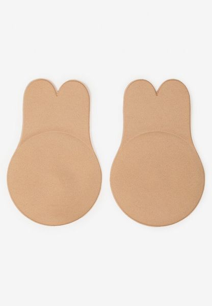 Beżowy Biustonosz Samoprzylepny 2 Nakładki Myrthe. Brązowe biustonosze Born2be, bez wzorów. Za 14.99 zł.