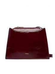 Furla Torebka Nuvola S WB01275 BX4100 CN 0053S Bordowy. Czerwone listonoszki Furla, bez wzorów, ze skóry, bez dodatków. Za 1,649.00 zł.