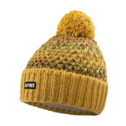 Czapka turystyczna damska Alpinus Autiola. Żółte czapki Alpinus, bez wzorów, z dzianiny. Za 99.00 zł.