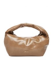 JENNY Torebka C-JEN-S-002-08 Beżowy. Brązowe torebki klasyczne Jenny, bez wzorów, z materiału, bez dodatków. Za 129.99 zł.