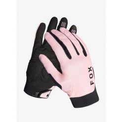 Rękawiczki rowerowe damskie Fox Ranger Glove Gel. Czerwone rękawiczki FOX, bez wzorów, sportowe. Za 170.49 zł.