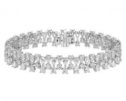 Bransoletka z białego złota z diamentami - 11,72 ct - próba 750. Białe bransoletki Apart, z diamentem, złote. Za 129,000.00 zł.