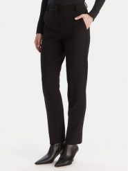 Marella Spodnie materiałowe Eresia 2525136062 Czarny Regular Fit. Czarne spodnie materiałowe Marella, bez wzorów, z materiału. Za 449.99 zł.