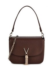 Valentino Torebka Divina VBS1R404G Brązowy. Brązowe torebki klasyczne Valentino, bez wzorów, ze skóry, bez dodatków. Za 459.99 zł.