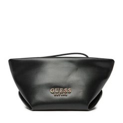Kosmetyczka Guess. Czarne kufry i kosmetyczki Guess, z aplikacjami, bez dodatków. Za 189.99 zł.