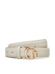 Guess Pasek Damski BW9118 P4230 Biały. Białe paski Guess, z aplikacjami, ze skóry. Za 179.99 zł.
