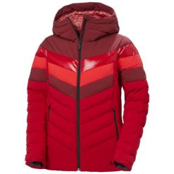 Damska kurtka puchowa Helly Hansen Imperial Puffy. Czerwone kurtki narciarskie Helly Hansen, bez wzorów, z puchu, bez kaptura, narciarskie. W wyprzedaży za 1,247.35 zł.