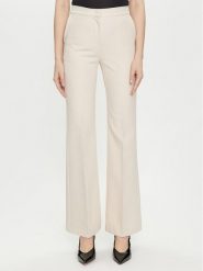 Maryley Spodnie materiałowe 24EB587/43GE Écru Regular Fit. Spodnie materiałowe Maryley, s, bez wzorów, z materiału. Za 79.99 zł.