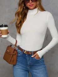 Milan Kiss Koszulka w kolorze białym rozmiar: M. Białe bluzki Milan Kiss, m, bez wzorów, bez kołnierzyka, bez ramiączek. Za 138.87 zł.