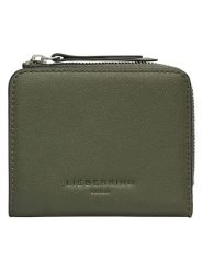 Liebeskind Berlin Skórzany portfel "Tina" w kolorze khaki - 11 x 9 x 2 cm rozmiar: onesize. Brązowe portfele Liebeskind Berlin, bez wzorów, z materiału. Za 174.95 zł.