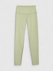 4F Legginsy sportowe w kolorze zielonym rozmiar: M. Zielone legginsy 4f, m, bez wzorów, z materiału. Za 91.56 zł.