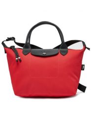 Longchamp Torebka L1512HSR Czerwony. Czerwone torebki klasyczne Longchamp, bez wzorów, z materiału, bez dodatków. Za 1,639.00 zł.