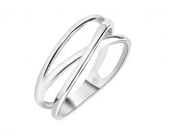 Pierścionek srebrny. Szare pierścionki Apart, srebrne. Za 149.00 zł.