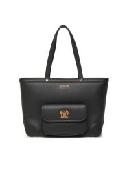 LOVE MOSCHINO Torebka JC4131PP1ILM0000 Czarny. Czarne shopper Love Moschino, bez wzorów, ze skóry, bez dodatków. Za 909.99 zł.