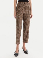 Liu Jo Spodnie materiałowe MF5157 T4335 P9002 Brązowy Regular Fit. Brązowe spodnie materiałowe Liu Jo, bez wzorów, z materiału. Za 719.99 zł.