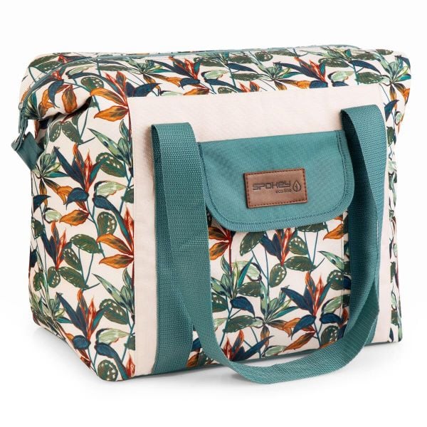 Torba turystyczna termiczna plażowa Spokey Way. Zielone torby na ramię Spokey, bez wzorów, z materiału, eleganckie, na ramię, duże, bez dodatków. Za 64.99 zł.