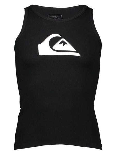 Quiksilver Top w kolorze czarnym rozmiar: S/10. Czarne topy Quiksilver, s, bez wzorów, bez kołnierzyka, bez ramiączek. Za 29.95 zł.