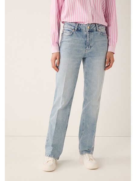 More & More Dżinsy - Regular fit - w kolorze błękitnym rozmiar: 32. Niebieskie jeansy More & More, z aplikacjami, z podwyższonym stanem. Za 244.95 zł.