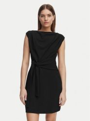 French Connection Sukienka koktajlowa 719H0 Czarny Slim Fit. Czarne sukienki French Connection, xl, bez wzorów, z syntetyku, wizytowe, bez kołnierzyka, bez ramiączek. Za 379.99 zł.