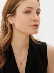 Guess Kolczyki JUBE05 008JW Różowy. Czerwone kolczyki Guess, metalowe. Za 219.99 zł.