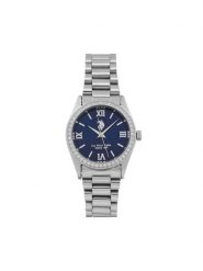 U.S. Polo Assn. Zegarek Melanie USP8460BL Srebrny. Szare, analogowe zegarki U.S. Polo Assn., srebrne. Za 409.99 zł.