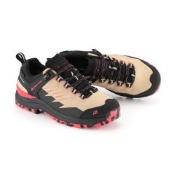 Buty trekkingowe niskie damskie Alpine Pro Zereme Vibram. Brązowe trekkingi Alpine Pro, trekkingowe. W wyprzedaży za 399.00 zł.