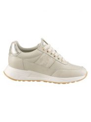 Heine Skórzane sneakersy w kolorze beżowym rozmiar: 41. Brązowe trampki Heine, bez wzorów, bez zapięcia. Za 98.95 zł.