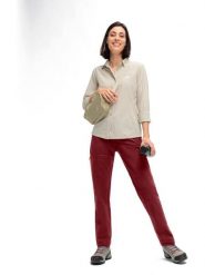 Maier Sports Spodnie funkcyjne "Lulaka" w kolorze czerwonym rozmiar: 44. Czerwone spodnie dresowe Maier Sports, bez wzorów, z materiału. Za 219.08 zł.