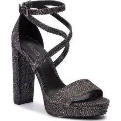 Sandały MICHAEL MICHAEL KORS - Charlize Platform 40T9CHHS1D Blk/Silver. Czarne sandały MICHAEL Michael Kors, bez wzorów, z materiału, eleganckie, bez obcasa, na obcasie, bez zapięcia. W wyprzedaży za 489.00 zł.