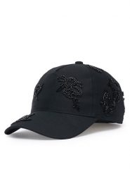 Liu Jo Czapka z daszkiem TF6168 T2176 Czarny. Czarne czapki Liu Jo, bez wzorów, z syntetyku. Za 299.99 zł.