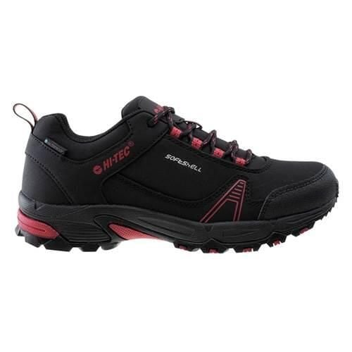 Buty trekkingowe damskie Hi-Tec Hapiter WP. Czarne trekkingi Hi-tec, z materiału, trekkingowe. W wyprzedaży za 199.00 zł.