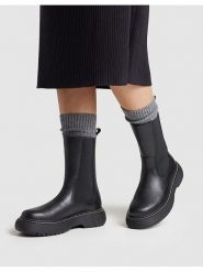Pepe Jeans FOOTWEAR Sztyblety "Yoko Rock" w kolorze czarnym rozmiar: 37. Czarne botki Pepe Jeans FOOTWEAR, z jeansu, bez zapięcia. Za 294.97 zł.